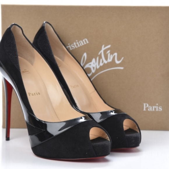 Christian Louboutin YOULAPEEP 120 Peep Toe 👀 Rare Hard to Find Style 👀 40.5 - Picture 2 of 14
